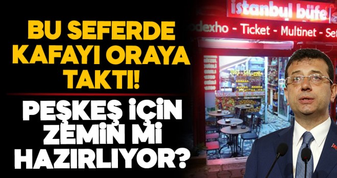 EKREM bu seferde kafayı büfelere taktı!