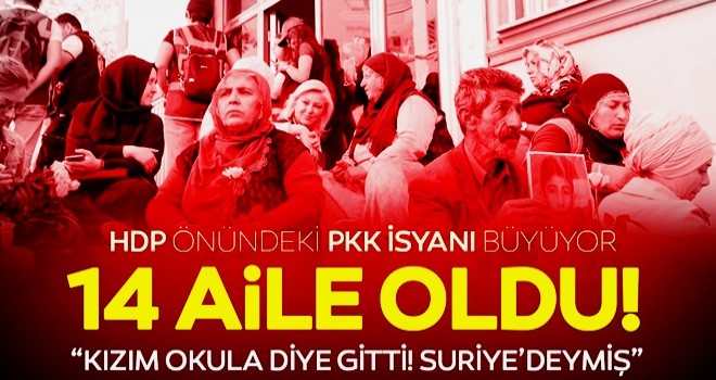 HDP önünde eylem yapan aile sayısı 14’e yükseldi