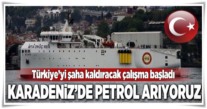 MTA Oruç Reis hizmete girdi .