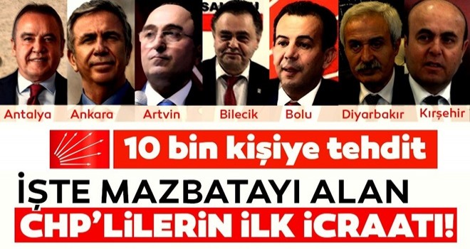 İlk icraat zulüm! 10 bin kişiye tehdit