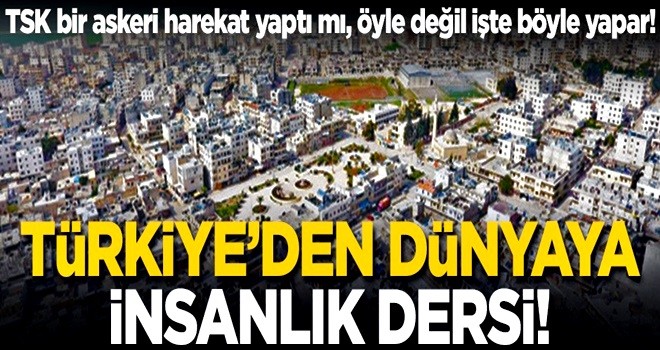 Türkiye’den dünyaya insanlık dersi