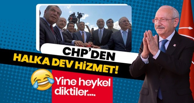 Kılıçdaroğlu, butonla heykel açtı