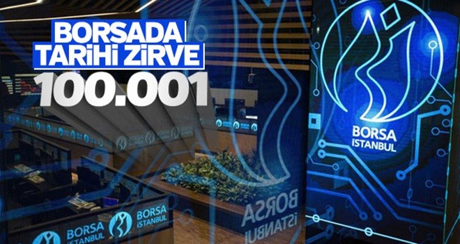 Borsa 100 bini gördü