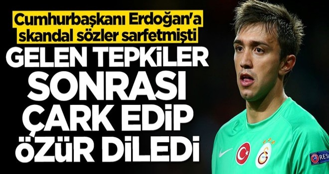 Skandal sözlerine gelen tepkiler sonrası Muslera özür diledi