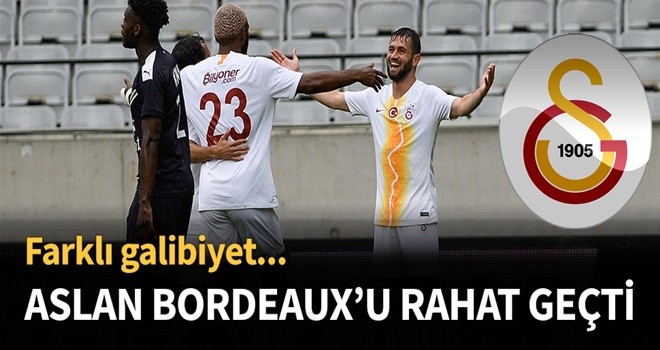 Galatasaray, Bordeaux'u rahat geçti!