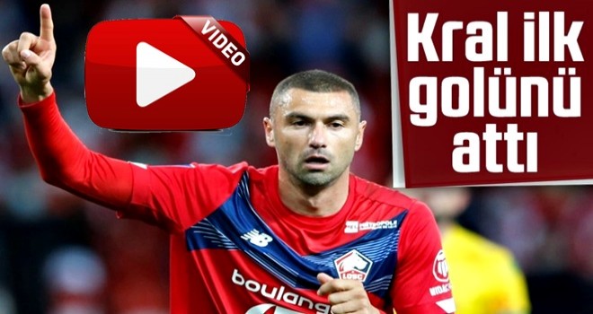 Burak Yılmaz Lille'de ilk golünü kaydetti