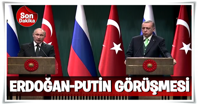 Erdoğan - Putin Basın toplantısı..