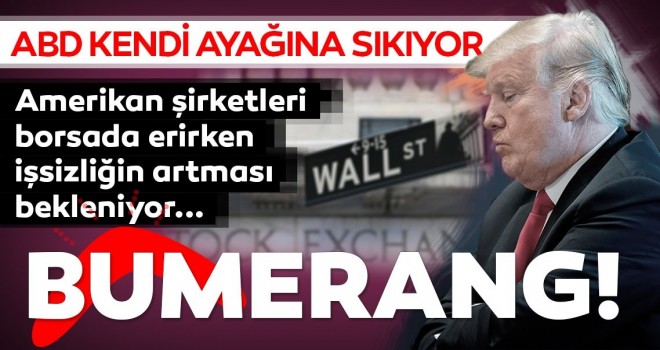 Bumerang: Amerika ekonomik savaşta kendi ayağına sıkıyor