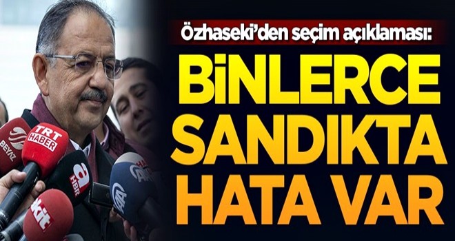 Özhaseki'den seçim açıklaması: Sandıktan ne çıkıyorsa...