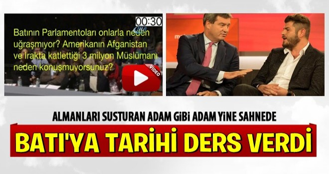 Tuğrul Selmanoğlu'ndan Batı'ya demokrasi dersi