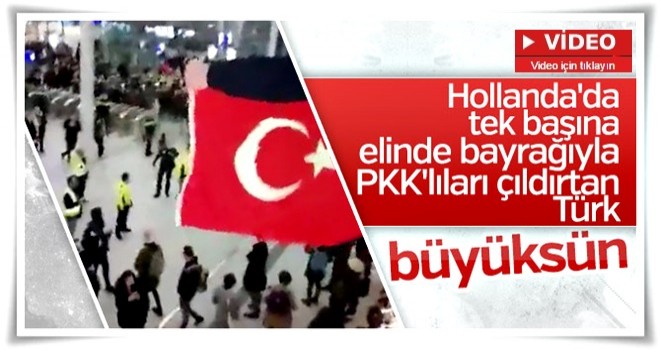 PKK yandaşları Hollanda'da tren istasyonunu işgal etti