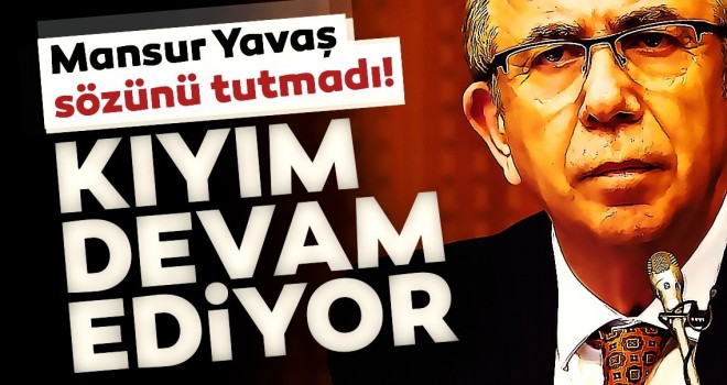 Ankara Büyükşehir Belediyesi eski Genel Sekreteri Tuzcuoğlu: "Yavaş işten çıkarmaya devam ediyor"