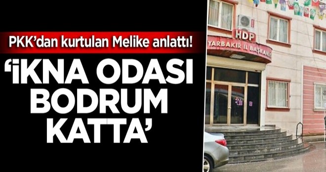 PKK’dan kurtulan Mekiye anlattı! ‘İkna odası bodrum katta’