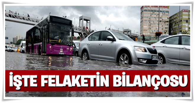 İşte felaketin bilançosu... Büyükşehir Belediyesi açıkladı