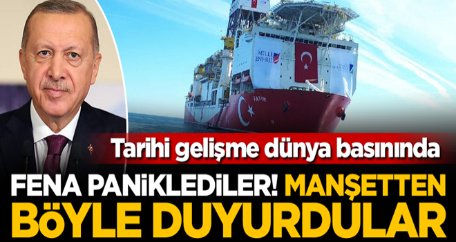 Türkiye'nin Karadeniz'deki doğalgaz keşfi dış basında geniş yer buldu