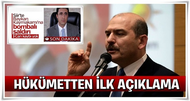 Hükümetten ilk açıklama !