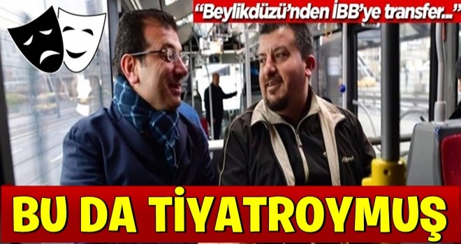 "Metrobüs Bahattin" de tiyatro çıktı!