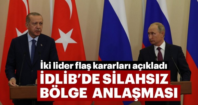 Son dakika: Soçi Zirvesi sonrası Başkan Erdoğan ve Putin'den flaş açıklamalar