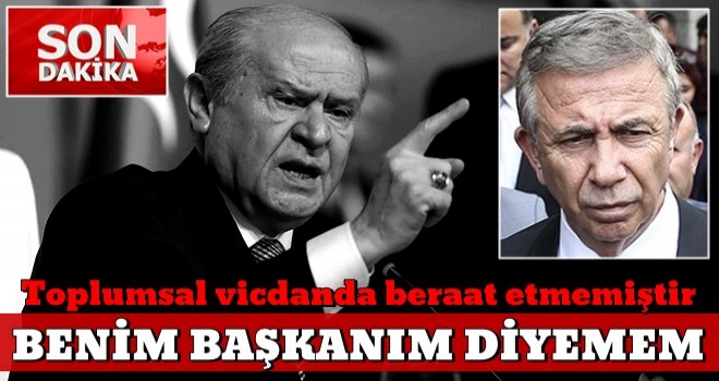 Bahçeli: Vicdanlar rahatlamayacaksa 60 günden sonraki ilk pazar günü seçim yapılabilir.