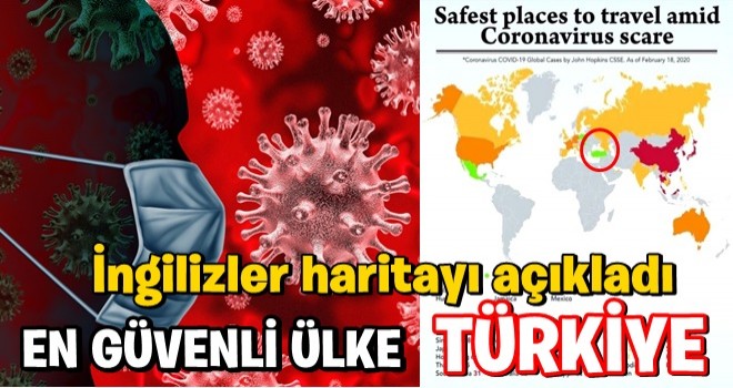 İngilizler harita yayınladı! Türkiye'yi bakın nasıl gösterdiler