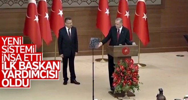 Başkan Recep Tayyip Erdoğan'ın yardımcısı Fuat Oktay oldu