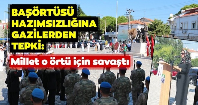 Millet o örtü için savaştı