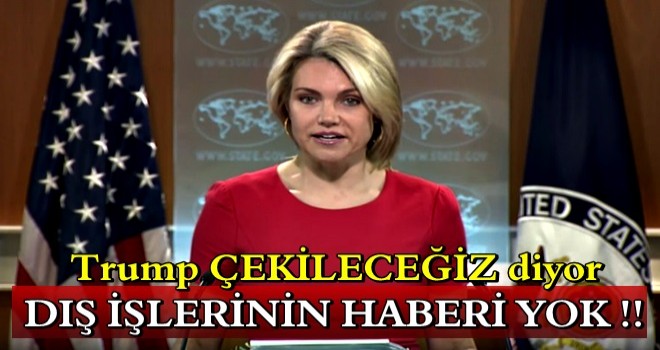 Trump'ın açıklamasına Nauert'ten ilginç yorum