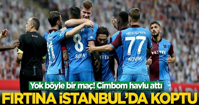 Trabzonspor, Galatasaray'ı mağlup etti