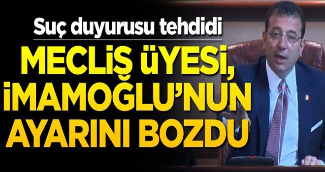 AK Partili isim, İmamoğlu'nun ayarını bozdu!