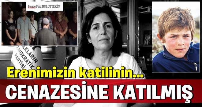 HDP'li başkan Eren Bülbül'ün katilinin cenazesinde!