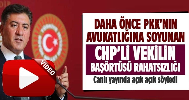 CHP'li vekil Murat Emir'in başörtüsü rahatsızlığı