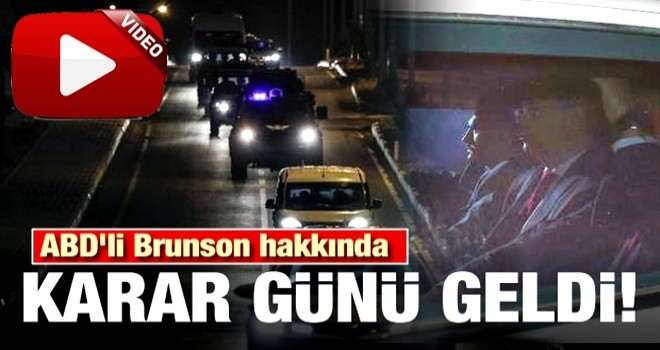 Papaz Brunson duruşma için Aliağa’ya getirildi