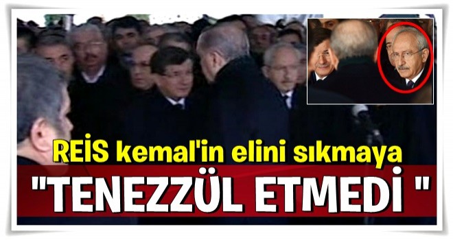 Erdoğan cenazede onun elini sıkmadı