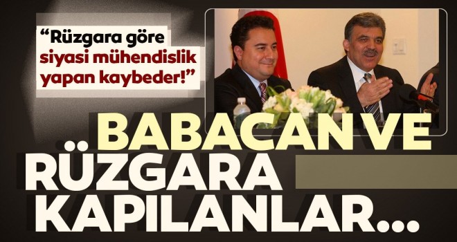 ''Babacan ve rüzgâra kapılanlar''