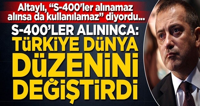 Altaylı, “S-400'ler alınamaz, alınsa da kullanılamaz” diyordu... Alınınca: Türkiye dünya düzenini değiştirdi