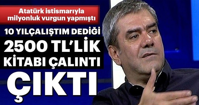 Yılmaz Özdil'in 2500 TL'lik kitabı çalıntı çıktı