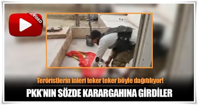 ÖSO birlikleri PKK'nın sözde karargahına girdi!