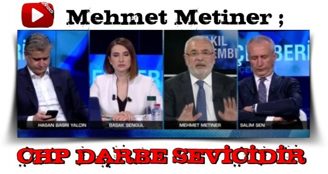 Mehmet Metiner'den CHP'ye FENA ÇAKTI..