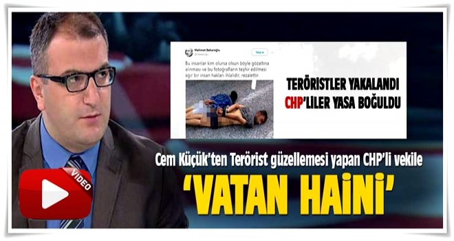 Cem Küçük'ten CHP'li Bekaroğlu'na tepki