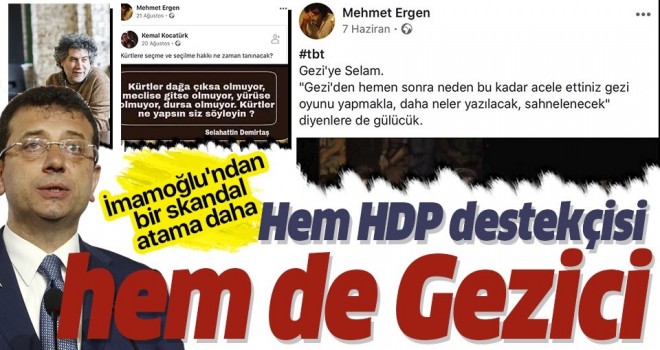 Ekrem İmamoğlu'ndan HDP destekçisine büyük kıyak! Süha Uygur'u görevden aldı yerine Gezici Mehmet Ergen'i getirdi .