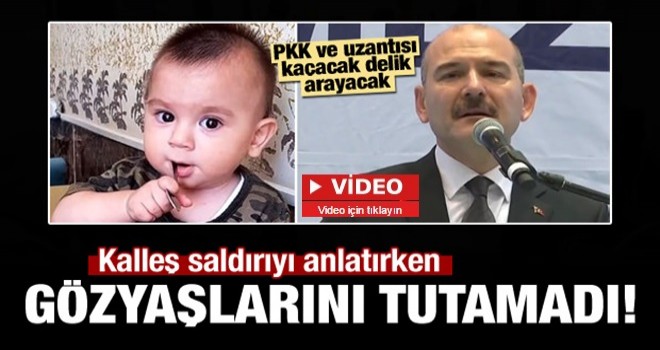 Süleyman Soylu kalleş saldırı sonrası gözyaşlarına hakim olamadı