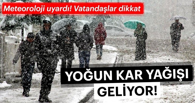 Meteoroloji'den son dakika uyarısı! Sağanak ve kar yağışı...