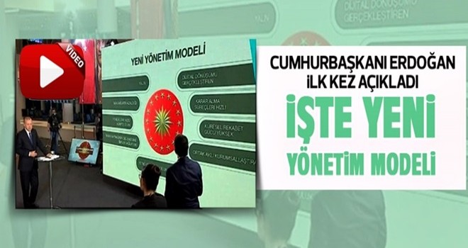 Cumhurbaşkanı Erdoğan, canlı yayında yeni sistemi anlattı