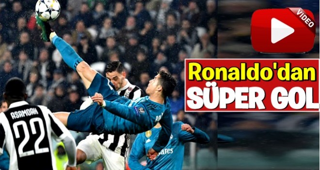 Ronaldo'dan süper gol ..