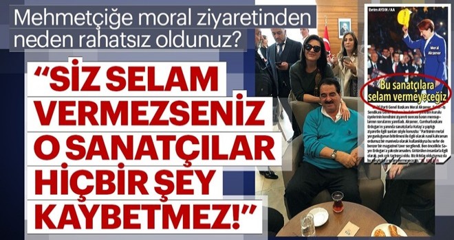 "Meral Hanım'ın selamından mahrum kaldılar"