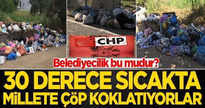 Halk çöpleri toplamayan belediyeye öfkeli