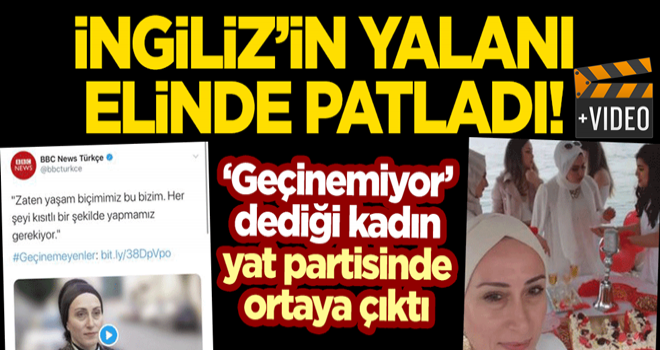 BBC'nin 'Geçinemeyenler' yalanı elinde patladı! O kadının yat partisi fotoğrafları ortaya çıktı