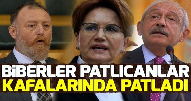 Biberler ve patlıcanlar bunlardan medet umanların kafalarında patladı.