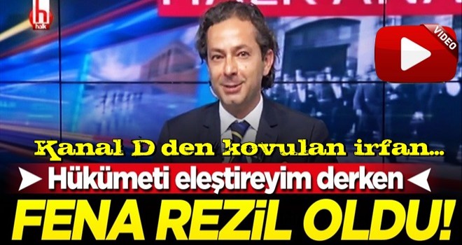 Halk TV spikeri hükümeti eleştireyim derken fena rezil oldu!