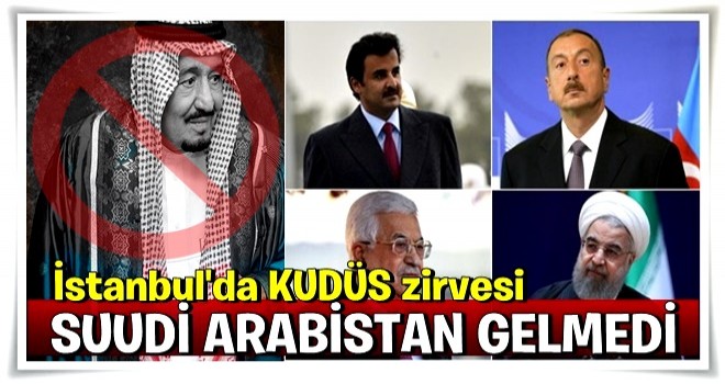 SUUDİ ARABİSTAN gelmedi..!